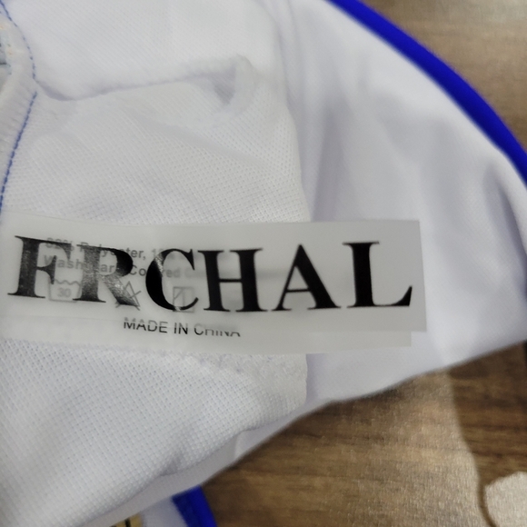 FRCHAL Women's V Neck One Piece Swimsuit Floral Bathing Suit Size S - Picture 7 of 11